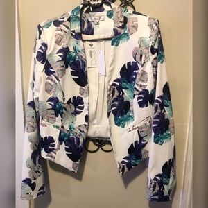 NWT Floral print blazer